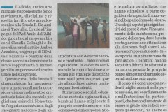 L'Eco di Bergamo, 16 aprile 2024: 110 bambini di seconda elementare alle lezioni di aikido alla De Amicis di Treviglio