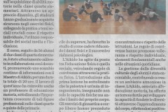 L'Eco di Bergamo, 28 febbraio 2024: l'aikido tra educazione fisica e sociale alla primaria C. Battisti di Treviglio