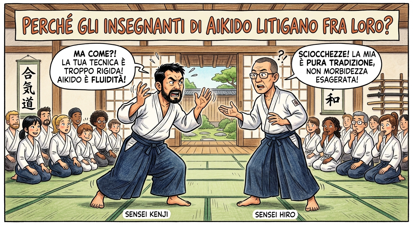 Perché gli insegnanti di aikido litigano fra loro?
